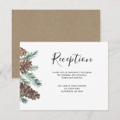 Winter Pinecone | Details over het ontvangen van b Informatiekaartje (Voorkant / Achterkant)