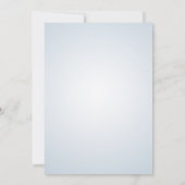 Winter Pinecones Bruiloft Kaart (Achterkant)