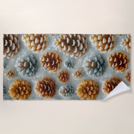 Winter Pinecones Harmony Strandlaken