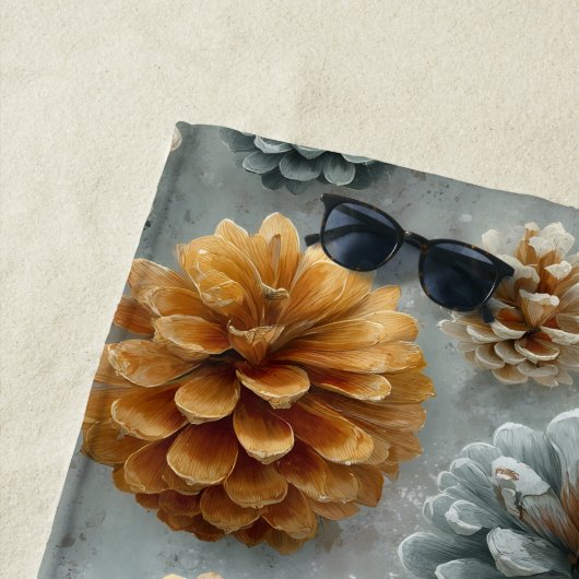 Winter Pinecones Harmony Strandlaken (In situ)