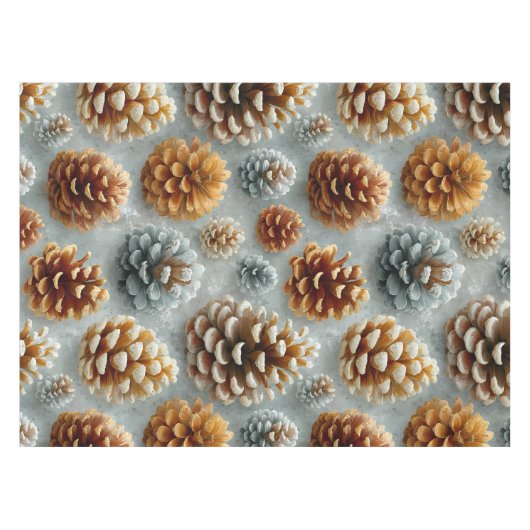 Winter Pinecones Harmony Tafelkleed (Voorkant (Horizontaal))