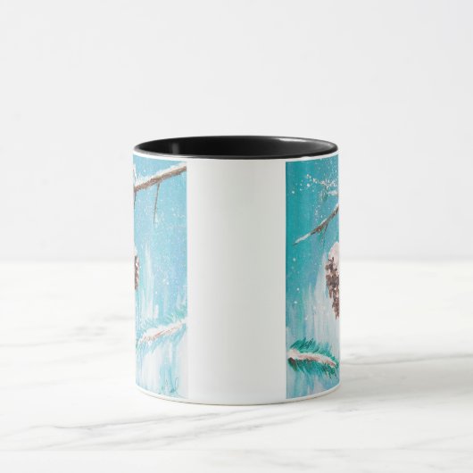 Winter Pinecones Mok (Midden)