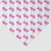 Winter Pinecones pruim marineblauw wit tissuepapie Tissuepapier (Detail)