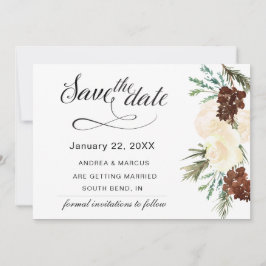 Winter Pinery Trouwkaart Save the Date