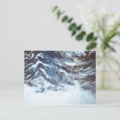 "Winter Pines #1" Briefkaart Landwegen (Staand voorkant)