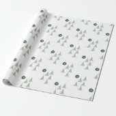 Winter Pines-cadeaupapier Cadeaupapier (Uitgerold)