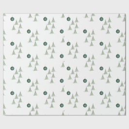 Winter Pines-cadeaupapier Cadeaupapier