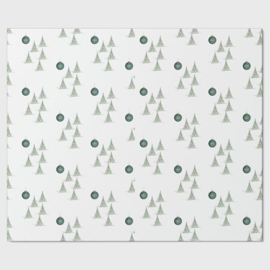 Winter Pines-cadeaupapier Cadeaupapier (Zoom)