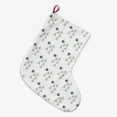 Winter Pines-cadeaupapier Grote Kerstsok (Voorkant (Hangend))