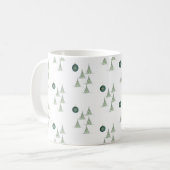 Winter Pines-cadeaupapier Koffiemok (Voorkant links)