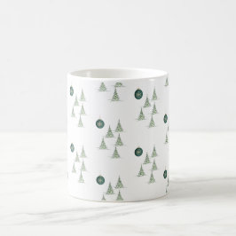 Winter Pines-cadeaupapier Koffiemok