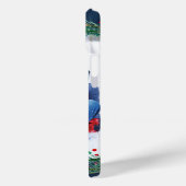 Winter Pines Gepersonaliseerde Familiefoto Case-Mate iPhone Case (Achterkant / Links)