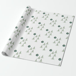 Winter Pines Gift Wrap Cadeaupapier
