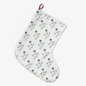 Winter Pines Gift Wrap Grote Kerstsok (Voorkant (Hangend))