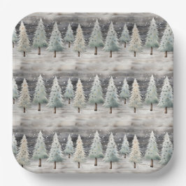 Winter Pines & Holiday Sentiments Papieren Bordje