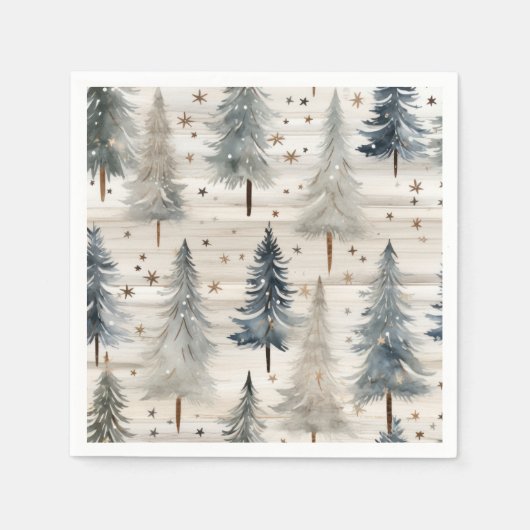 Winter Pines & Holiday Sentiments Servet (Voorkant)