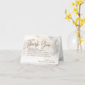 Winter Pines in Memory Sympathie Hartelijk dank 4 Kaart (Gele Bloem)