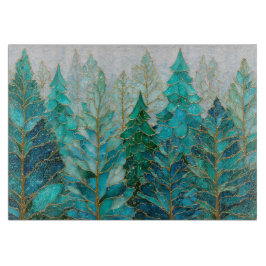 Winter Pines – Kerstbos Snijplank