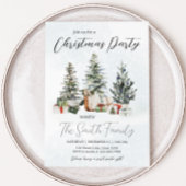 Winter Pines kerstfeest Kaart