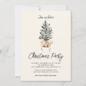 Winter Pines kerstfeest Kaart (Voorkant)