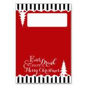 Winter Pines Kerstkaart Kaart (Voorkant)