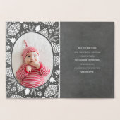 Winter Pines Kerstmis | Vakantiefoto Folie Kaarten (Binnen)