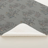 Winter Pines Sherpa Blanket – Cozy Up with Nature Deken (3/4)
