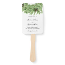 Winter Pines Wedding Programme