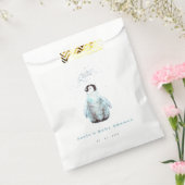 Winter Pinguïn Baby Shower Bedankzakje (Gezegeld)