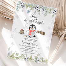 Winter Pinguïn Baby Shower