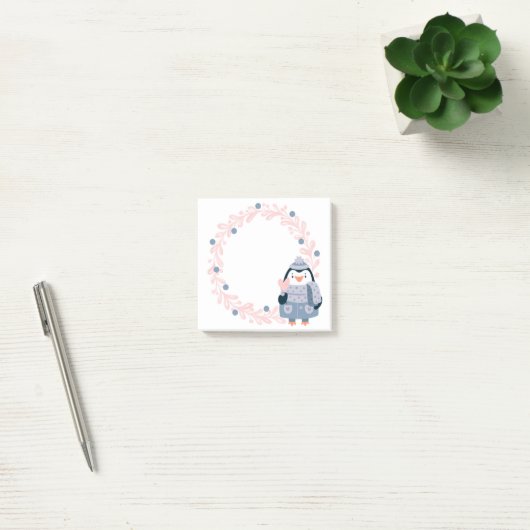Winter Pinguïn Post-It Notities Post-it® Notes (Kantoor)