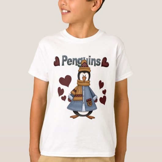 Winter Pinguïn Tshirts en geschenken (Voorkant)