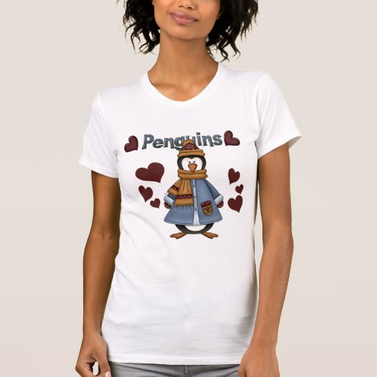 Winter Pinguïn Tshirts en geschenken (Voorkant)