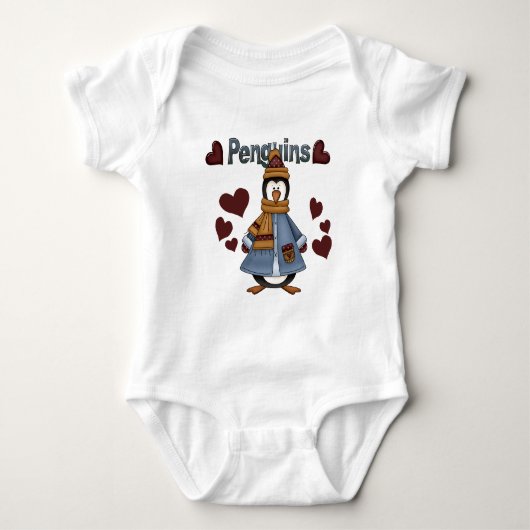 Winter Pinguïn Tshirts en geschenken (Voorkant)