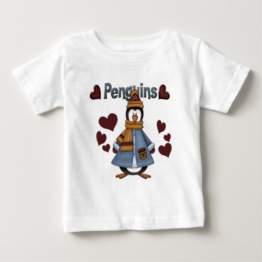 Winter Pinguïn Tshirts en geschenken (Voorkant)