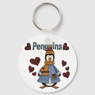 Winter Pinguïn Tshirts en geschenken Sleutelhanger