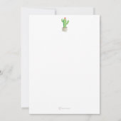 Winter Pinguïn Tuinman Laat Liefde Groeien Bedankkaart (Achterkant)