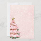 Winter Pink Baby It's Cold Outside Baby shower Kaart (Achterkant)