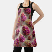 Winter Pink Pine Cones with Golden Accents Schort (Insitu)