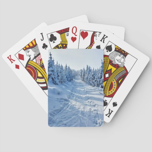 Winter Pokerkaarten (Achterkant)