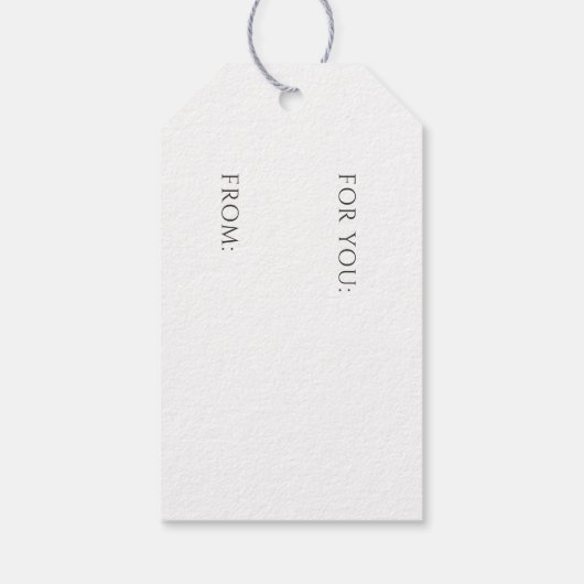 Winter Polar Bear Christmas Cadeaulabel (Achterkant)