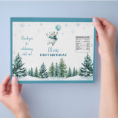 Winter Polar Beer 1e Verjaardag Chip Bag Wrapper Flyer (Hand)