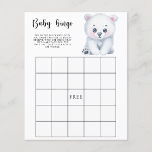 Winter Polar Beer - Baby shower bingogame