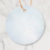 Winter Polar Beer Boy Baby shower Bedankjes Labels (Achterkant)