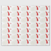 Winter Polar Beer Cadeaupapier (Vlak)