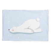 Winter Polar Beer kinderkamer slaapkamer decor Kussensloop (Achterkant)