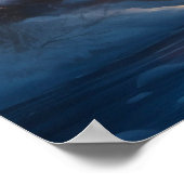 Winter Polar Beer Mountain Kerstvakantie Poster (Hoek)