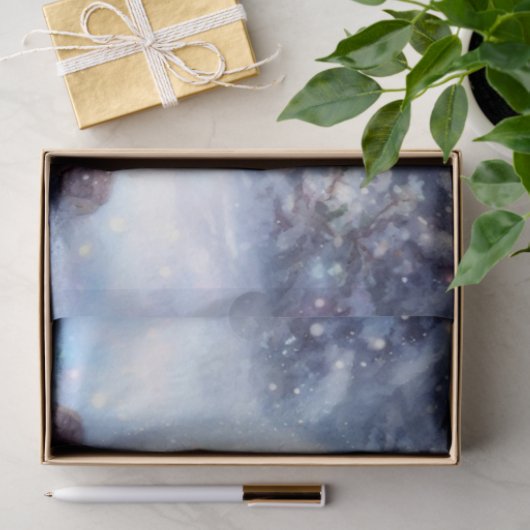 Winter Polar Beer & Penguins Kampvuur Decoupage Tissuepapier (Geschenk)