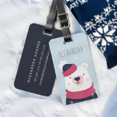 Winter Polar Beer Personalized Bag Label | Sky Bagagelabel