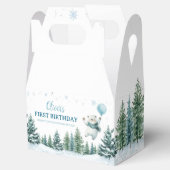 Winter Polar Beer Verjaardagsfeest Bedankdoosjes (Geopend)